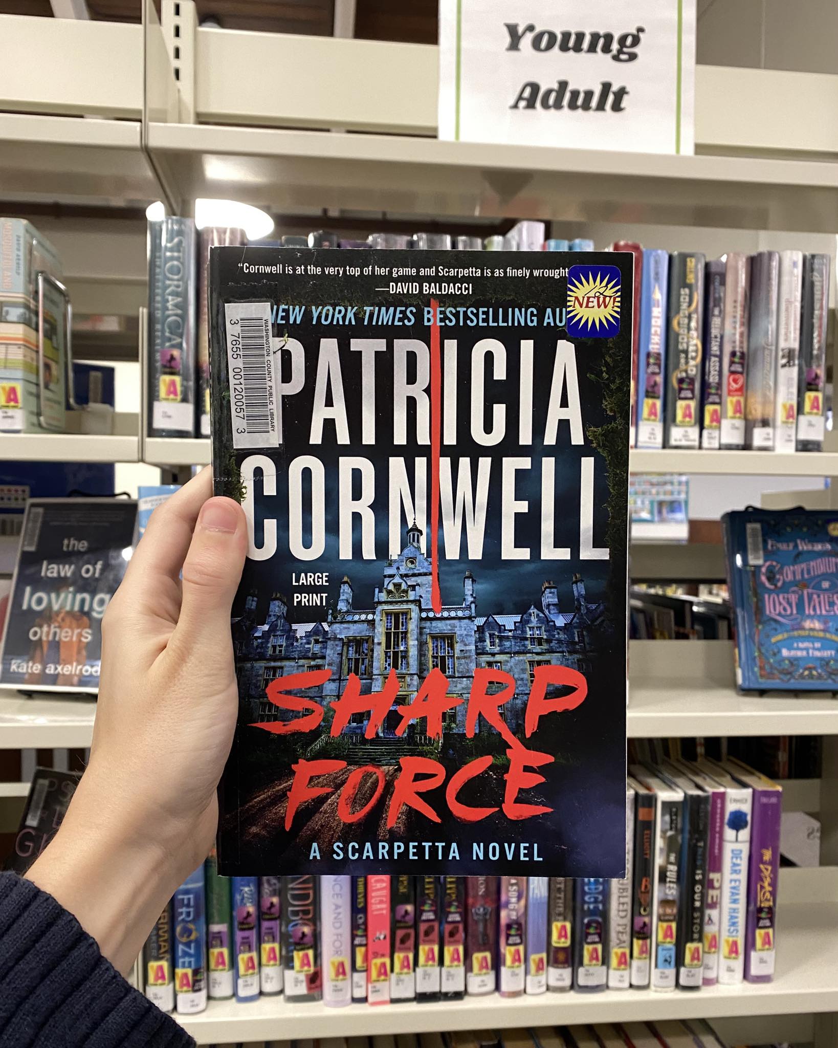 Book of the Day! Sharp... - Washington County Public Library | Facebook