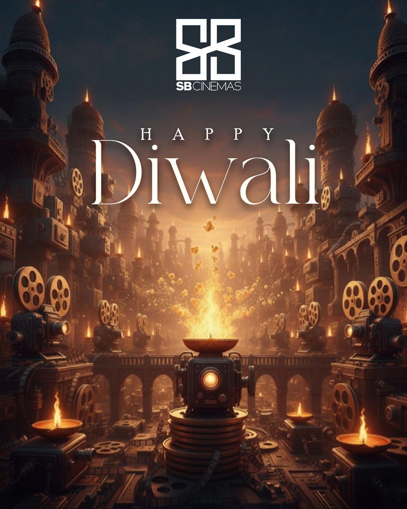 SB - Lights. Camera. Celebration! 🎬 Let your Diwali sparkle on the big ...