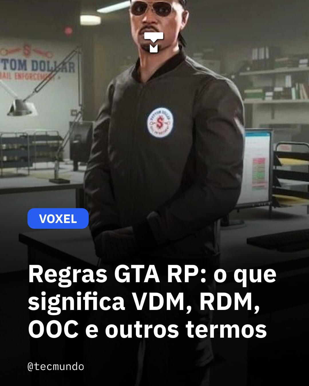 TecMundo - ntenda as principais regras do GTA RP e descubra o ...