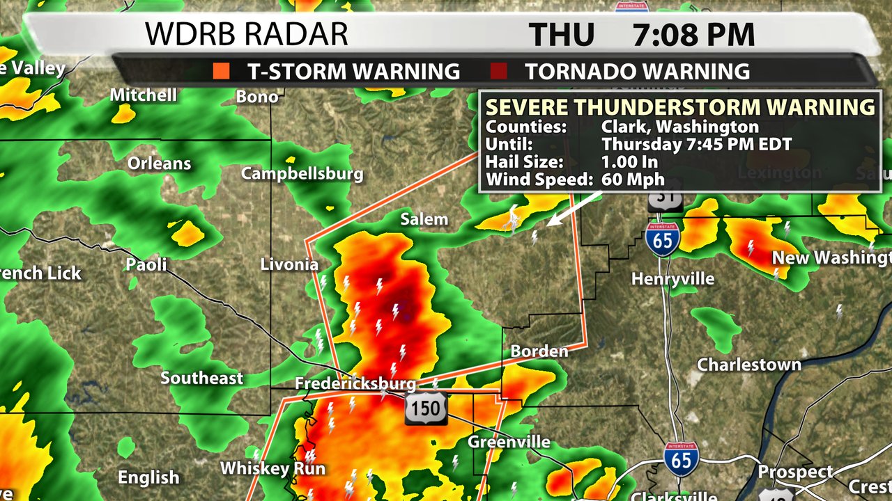 Rick - A Severe Thunderstorm Warning has been issued for Washington ...
