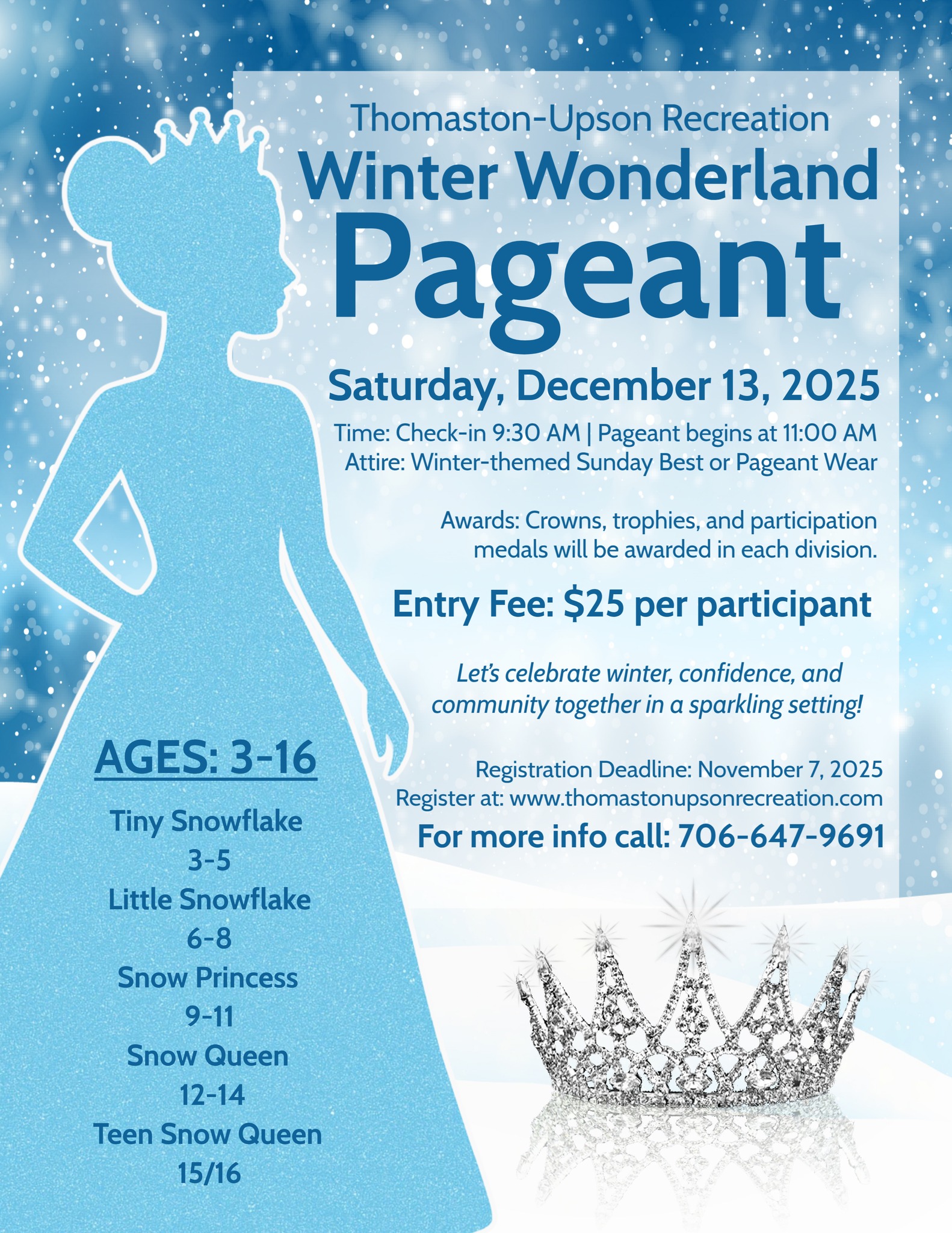 Thomaston-Upson - ️ Thomaston-Upson Recreation Presents ️ 🌟 Winter ...