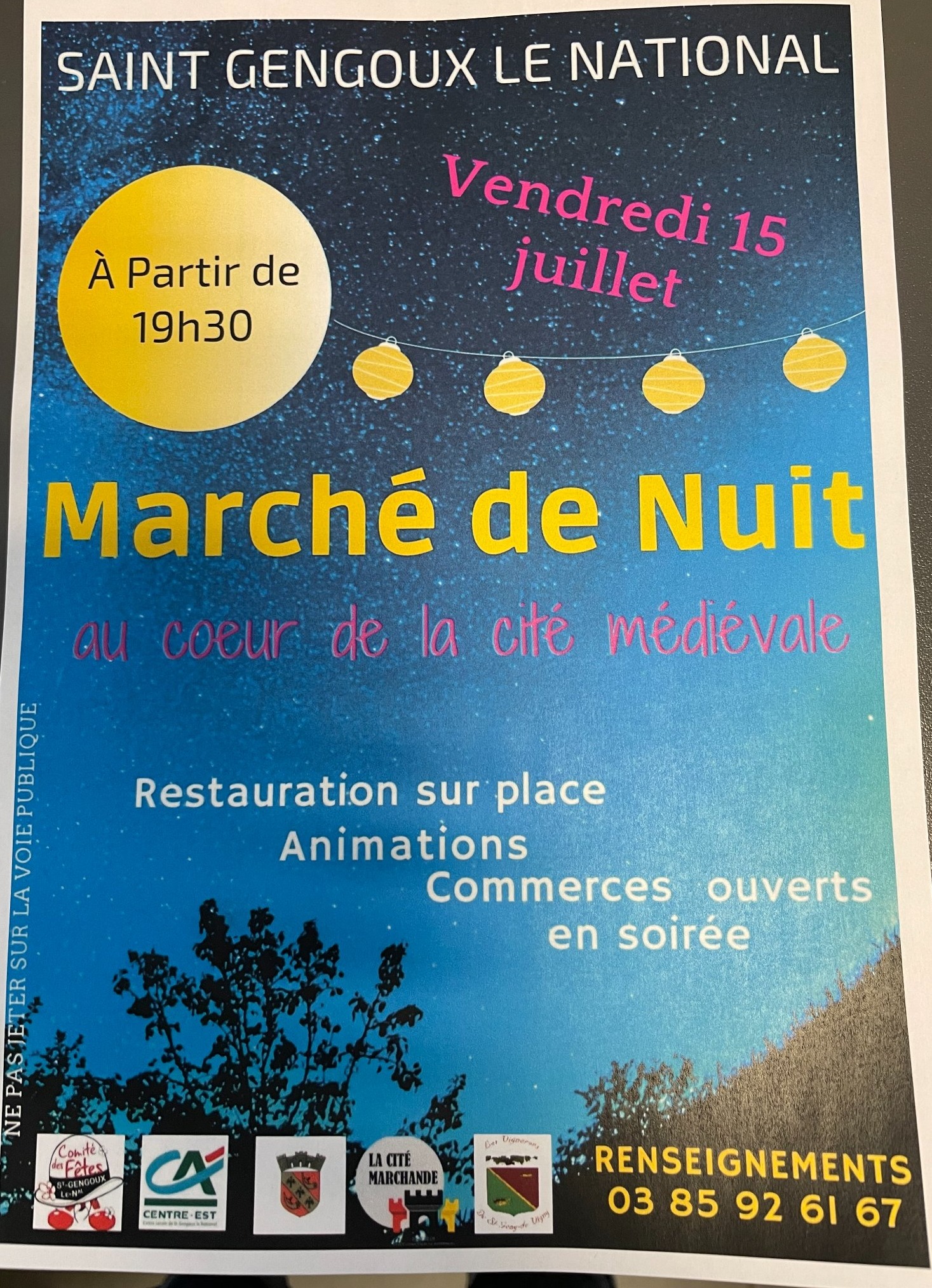 Marché De Nuit Saint Gengoux Le National 2022