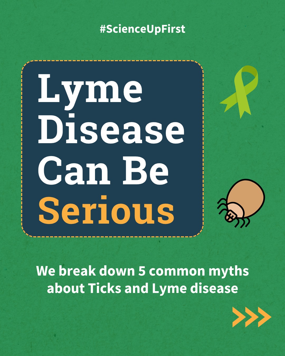 Tick-borne diseases, such as Lyme... - Science Up First | Facebook