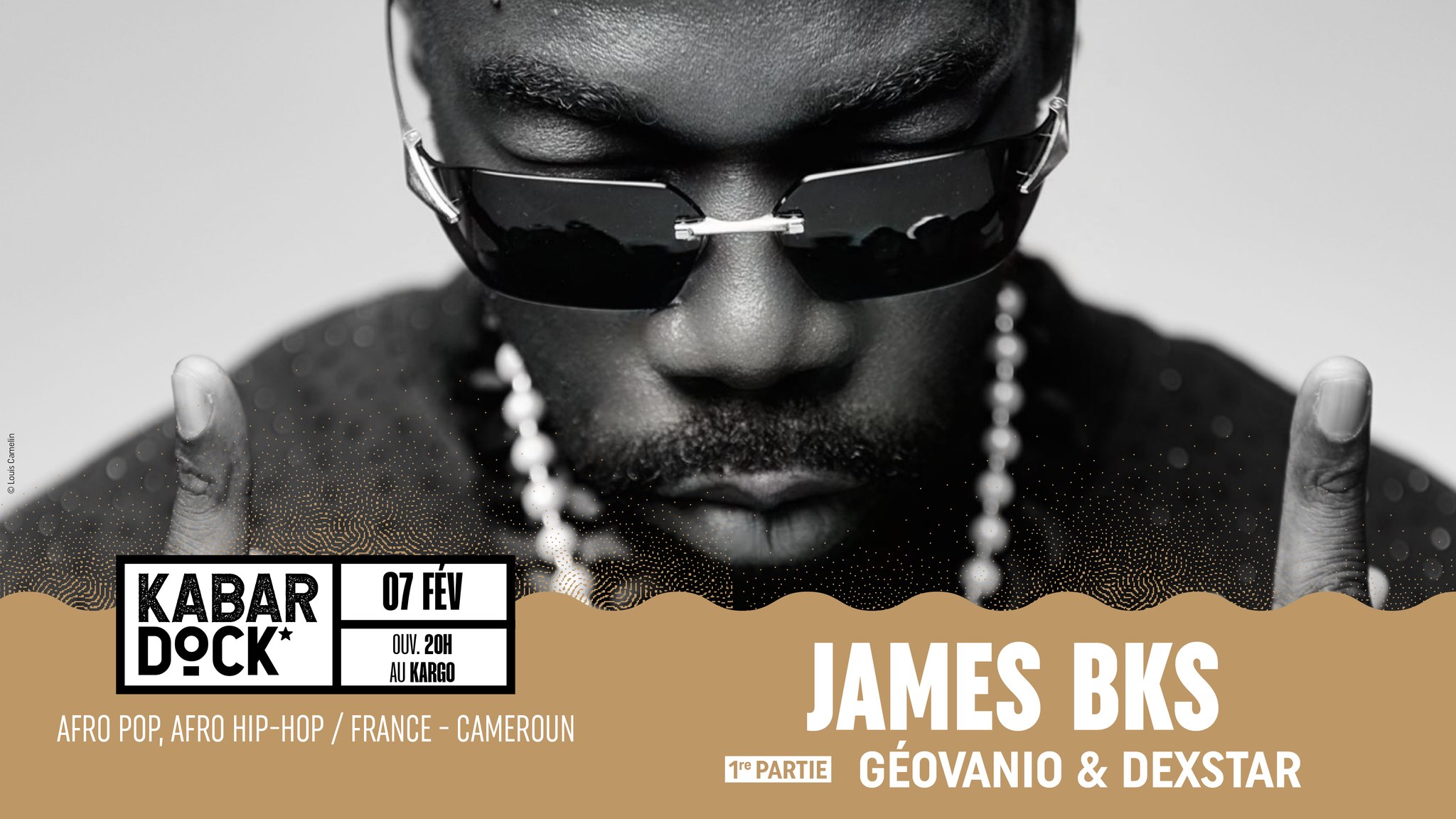 James BKS + Géovanio & Dexstar en concert au Kabardock