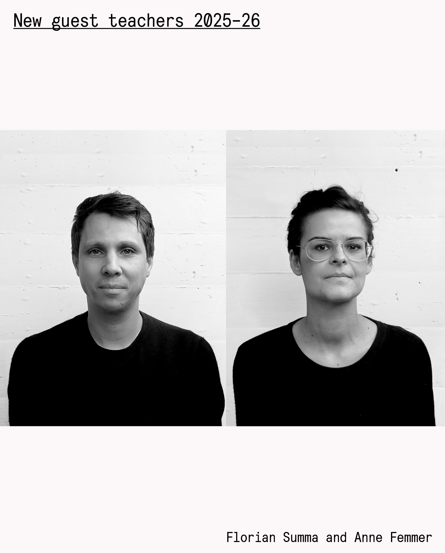 EPFL - EPFL Architecture welcomes the new practice teachers Anne Femmer ...