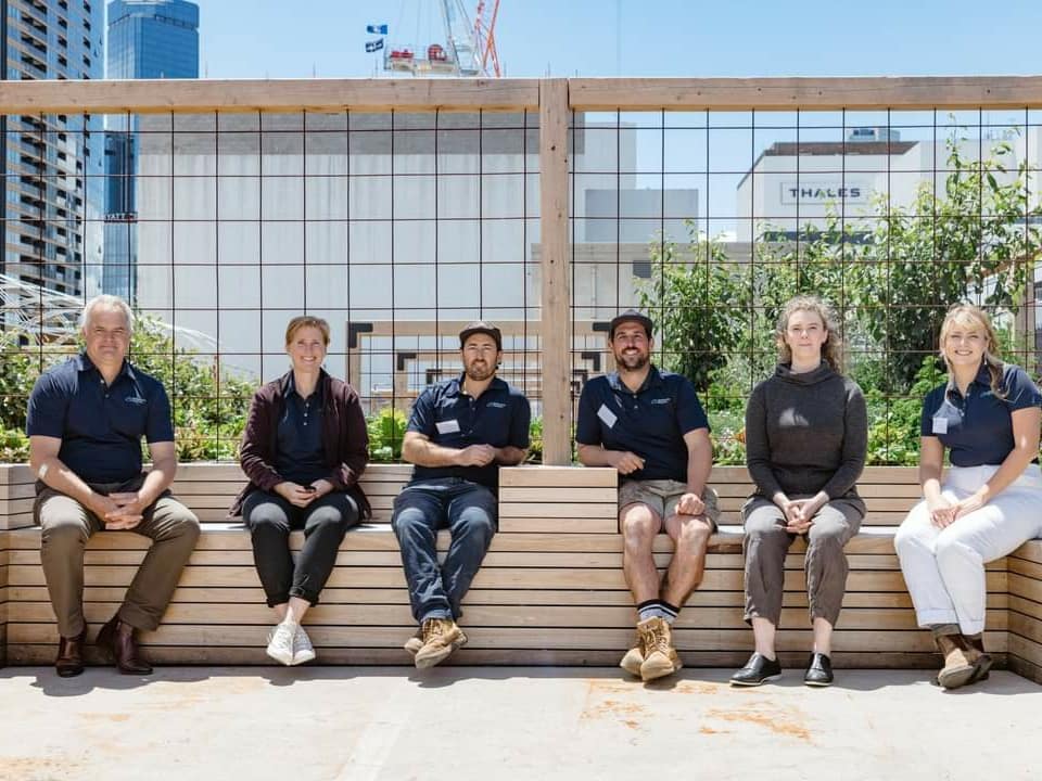 Modest building group