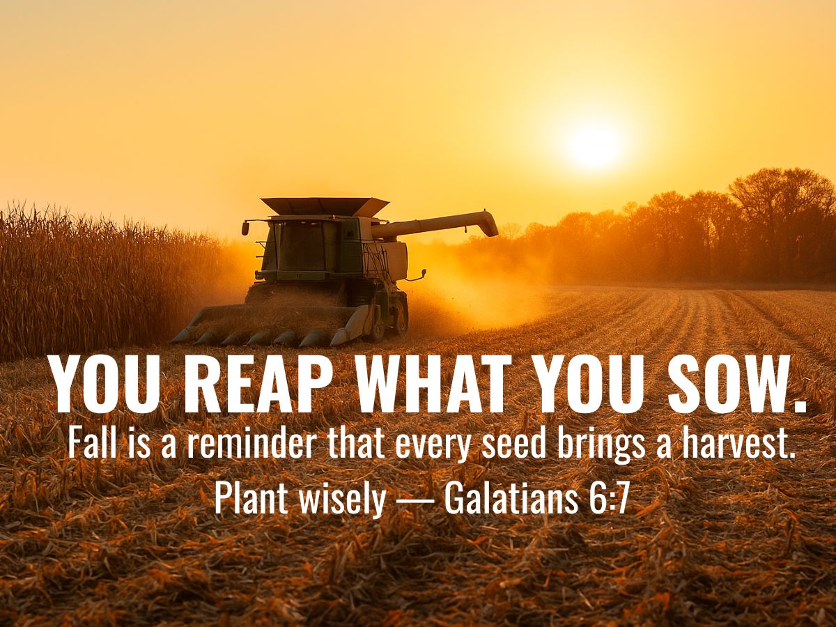 Handyman's - “Do not be deceived: God is not mocked, for whatever one ...