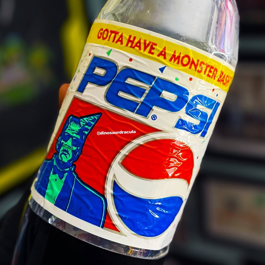 From 1992, here's a super rare Pepsi bottle from their legendary