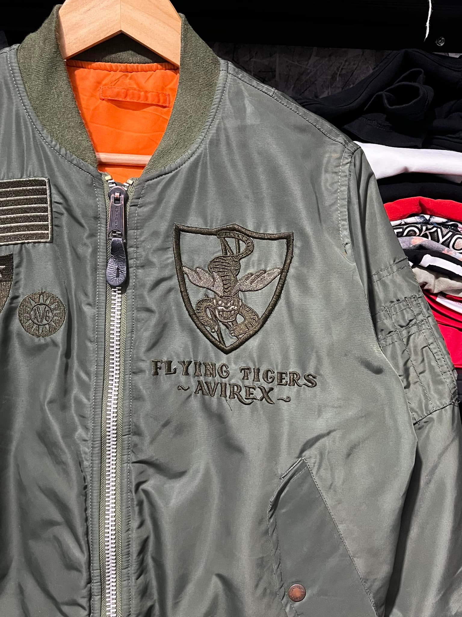 Avirex flying tigers bomber jacket for sale