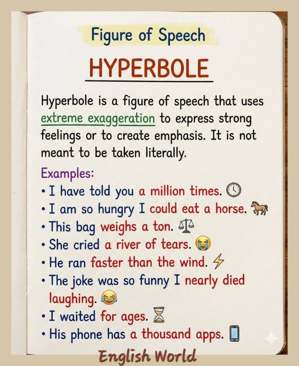 Figure of speech 💬 Quick... - History of English literature | Facebook
