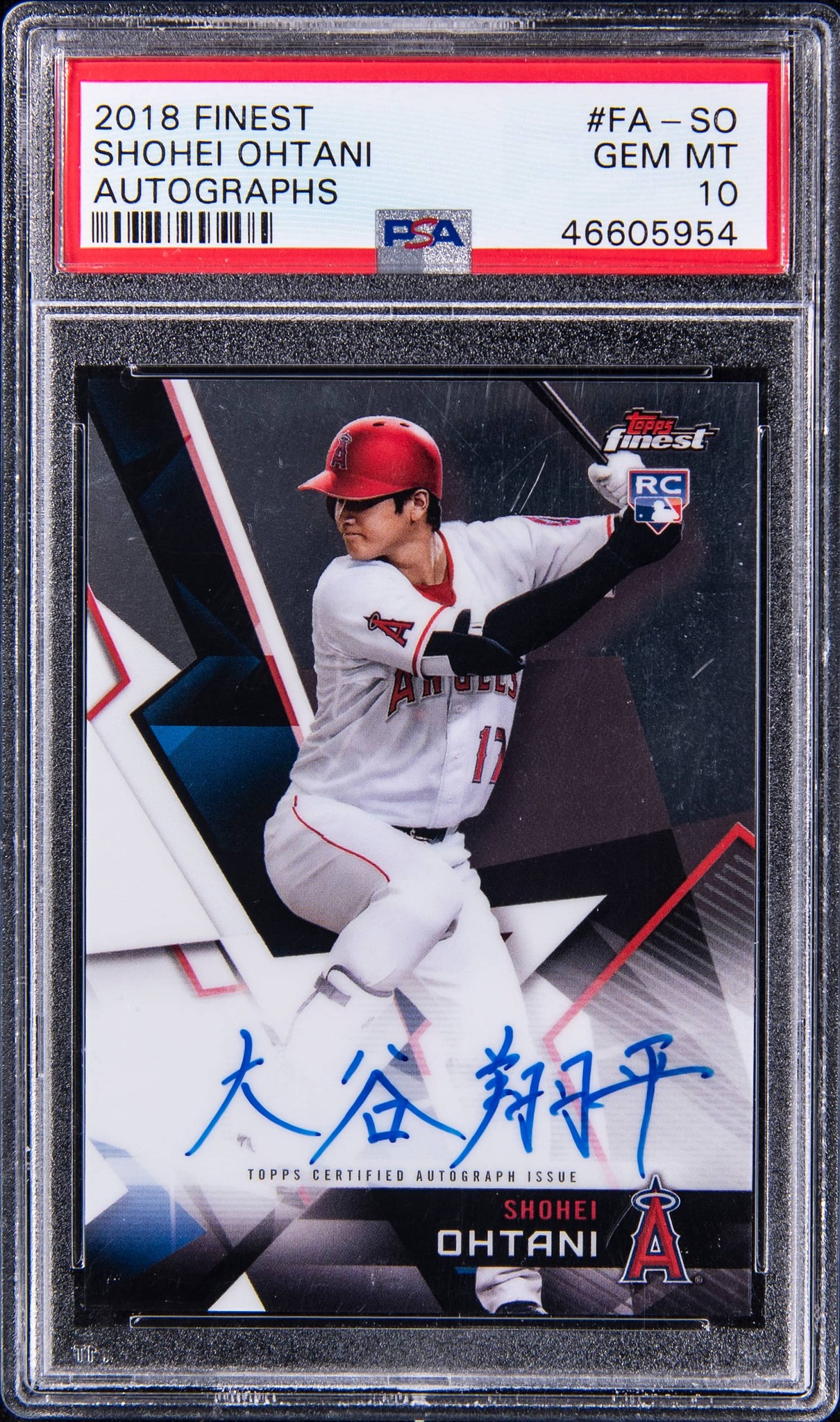This 2018 Topps Transcendent Shohei Ohtani Japan Autographs - Red