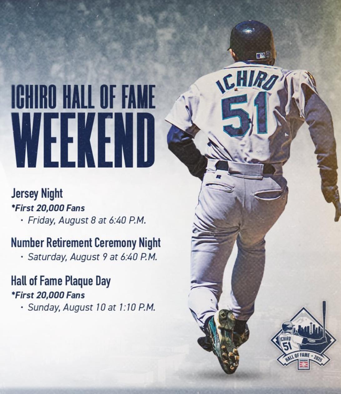 Don't miss out on this once-in-a-lifetime chance to see Ichiro's