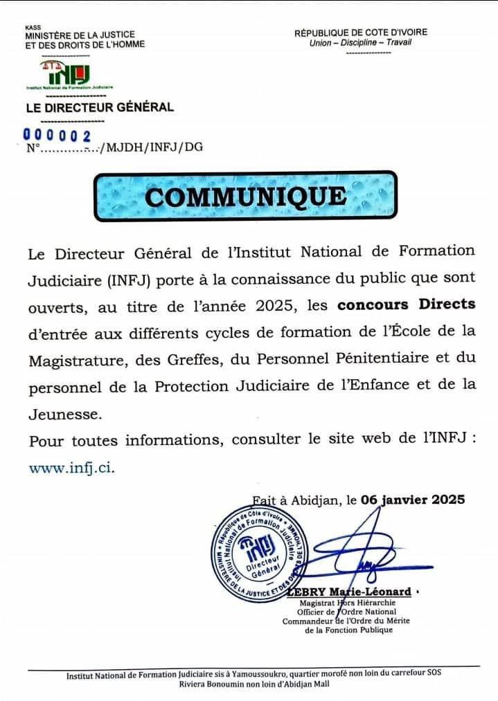 Cours Objectif Personnel Judiciaire - COPJ