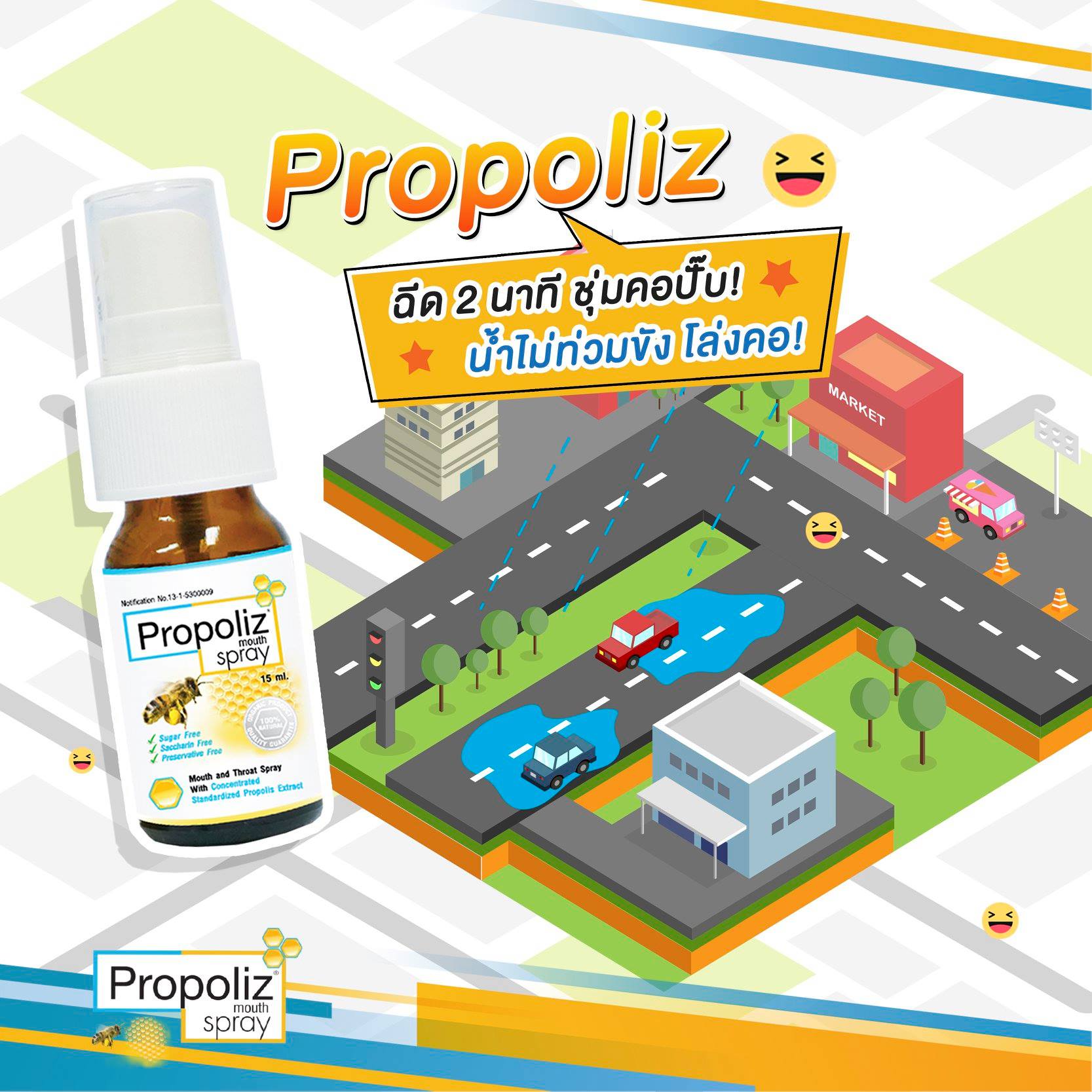 🌟Pr... - Propoliz : สเปรย์บรรเทาอาการเจ็บคอ จากสารสกัดโพรโพลิส | Facebook