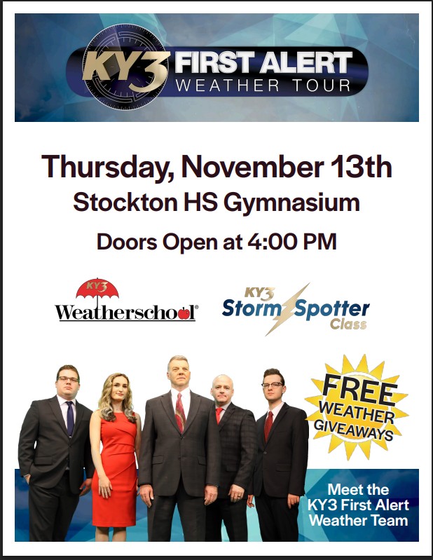 The KY3 Weatherschool Tour... - Stockton R-1 School District | Facebook