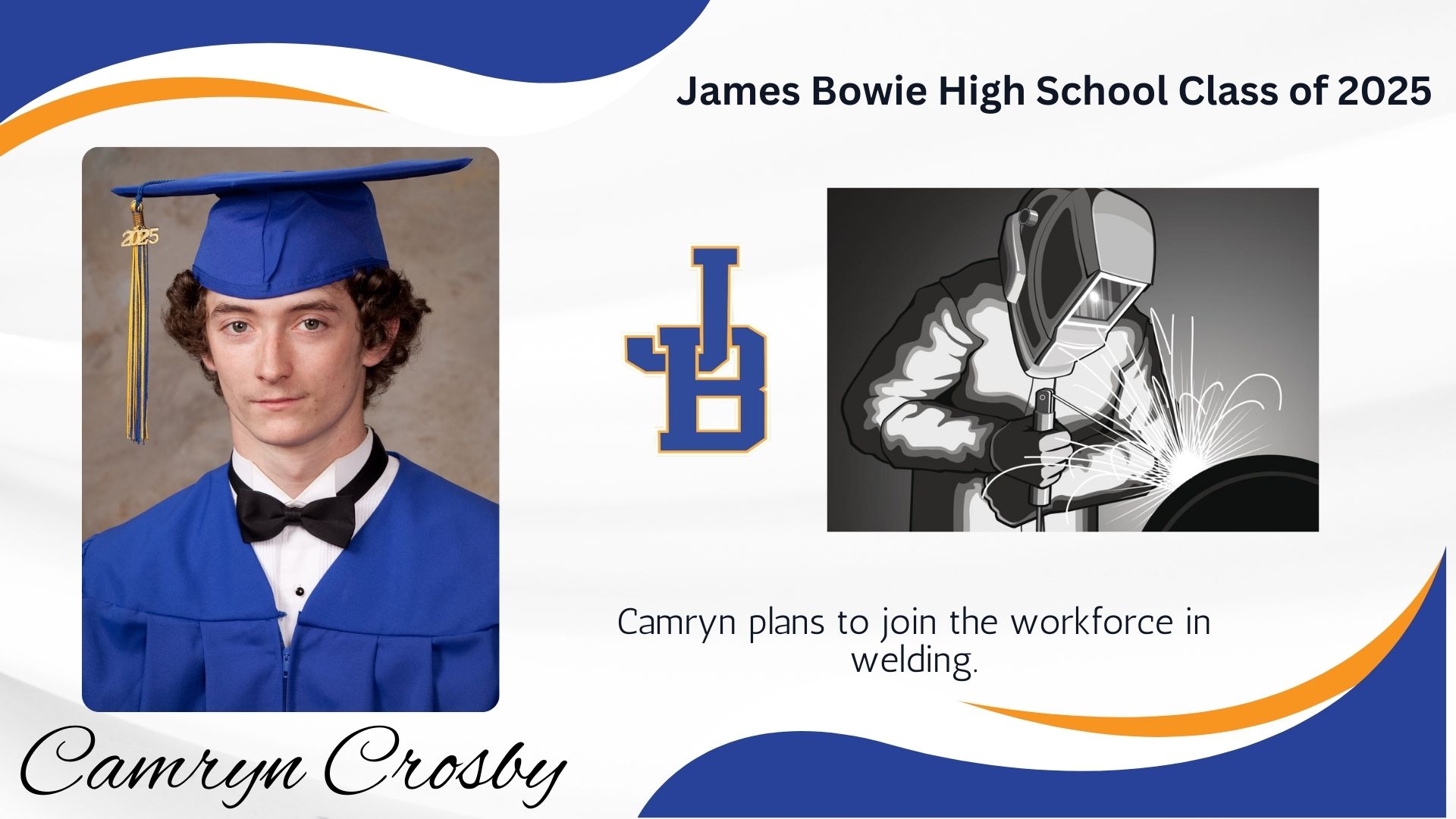 Simms ISD - 💙🎓💛 Class of '25💛🎓💙 We are PROUD of YOU, Camryn! | Facebook