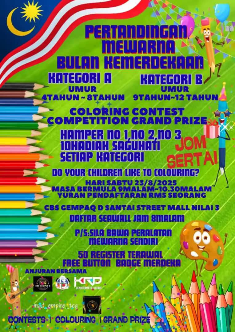 🇲🇾 AKTIVITI MEWARNA & SOAL... - Ribut Thunder Dash - RTD | Facebook
