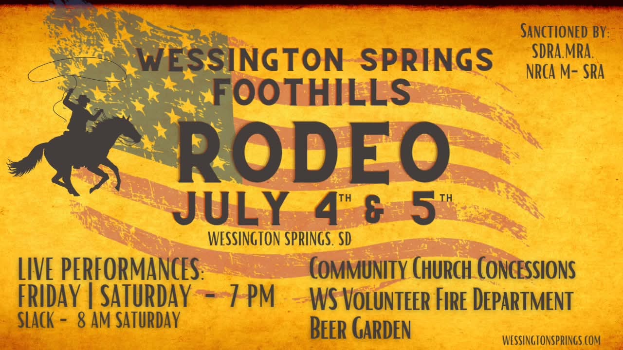 Wessington Springs Foothills Rodeo | Wessington Springs SD