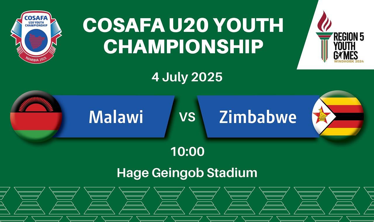 The COSAFA Region 5 Games start with an opener between 🇲🇼 Malawi 🆚 ...
