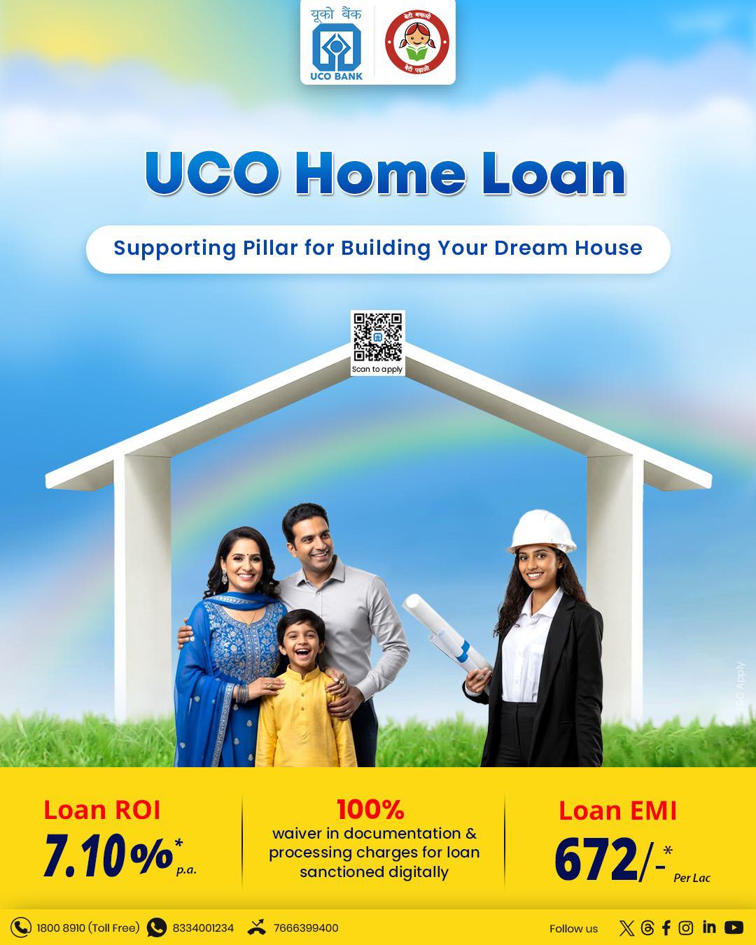 Build your dream home with ease 🏡 Attractive rates, simple
