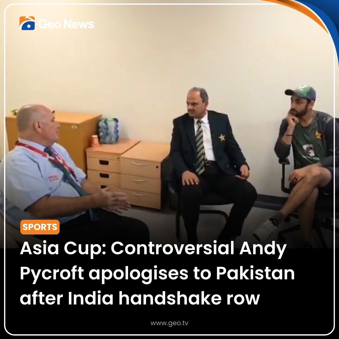 Andy Pycroft termed Sept 14 incident a... - Geo News English | Facebook