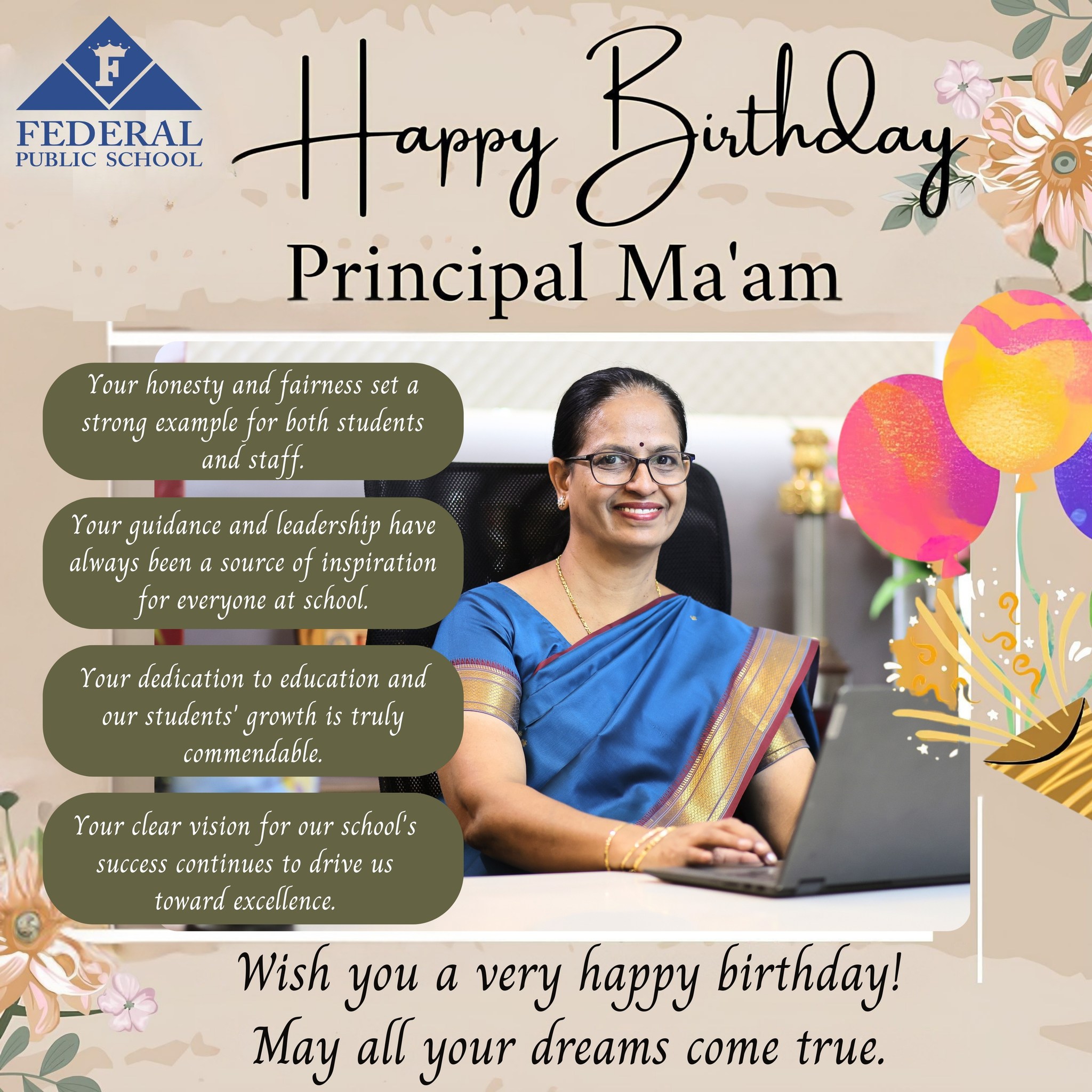 🎉 Wishing our guiding light,... - Federal Public School | Facebook