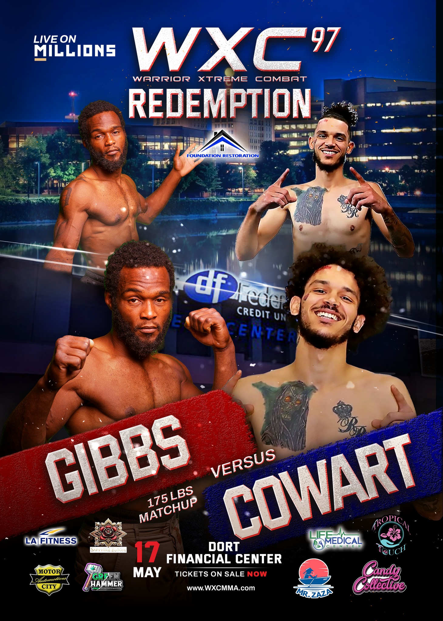 WXC 97: Maulding vs Armand heavyweight fight May 17th