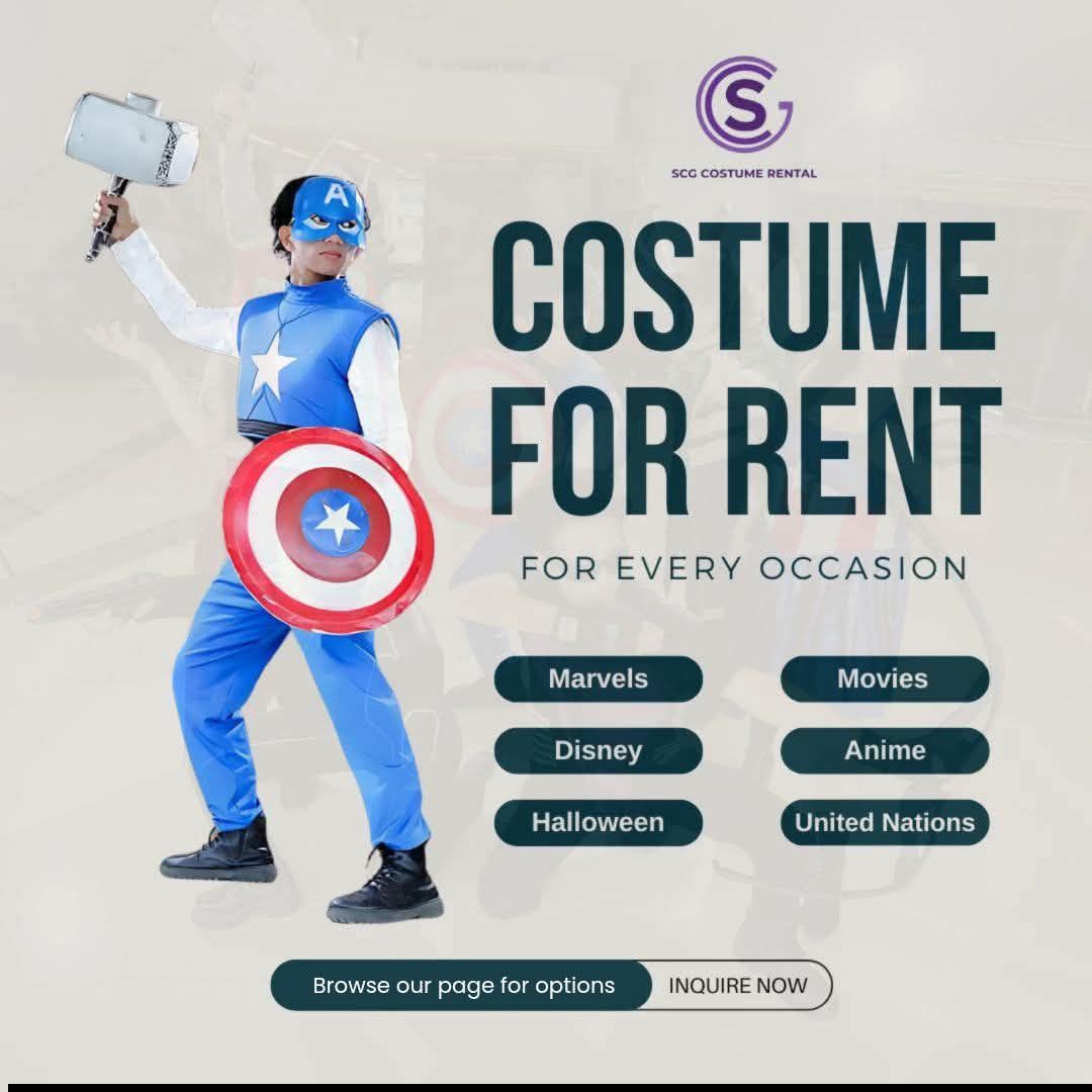 SCG Costume Rentals added a new photo. - SCG Costume Rentals