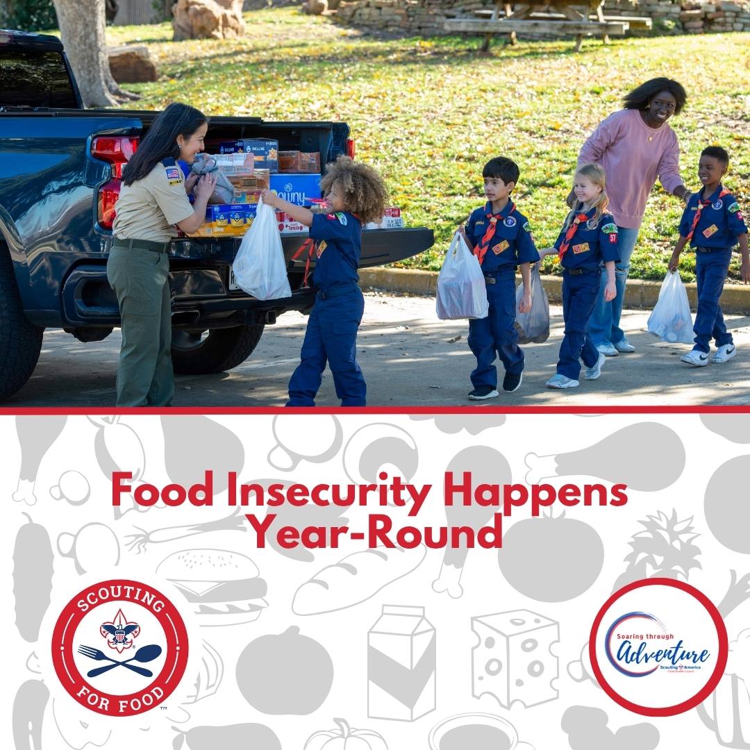 Food Insecurity... - Chief Seattle Council, Scouting America | Facebook