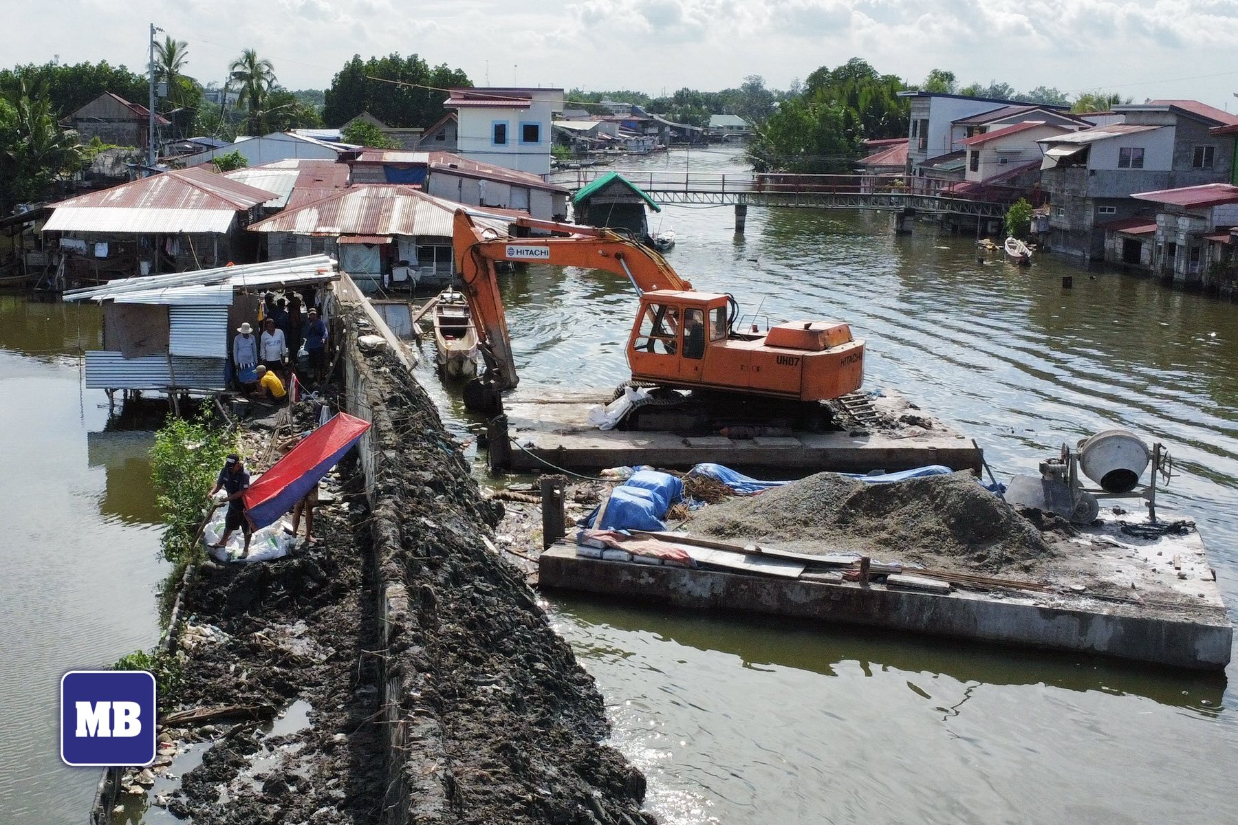 MANILA - LOOK: Photos show an unfinished ₱77 million flood control ...