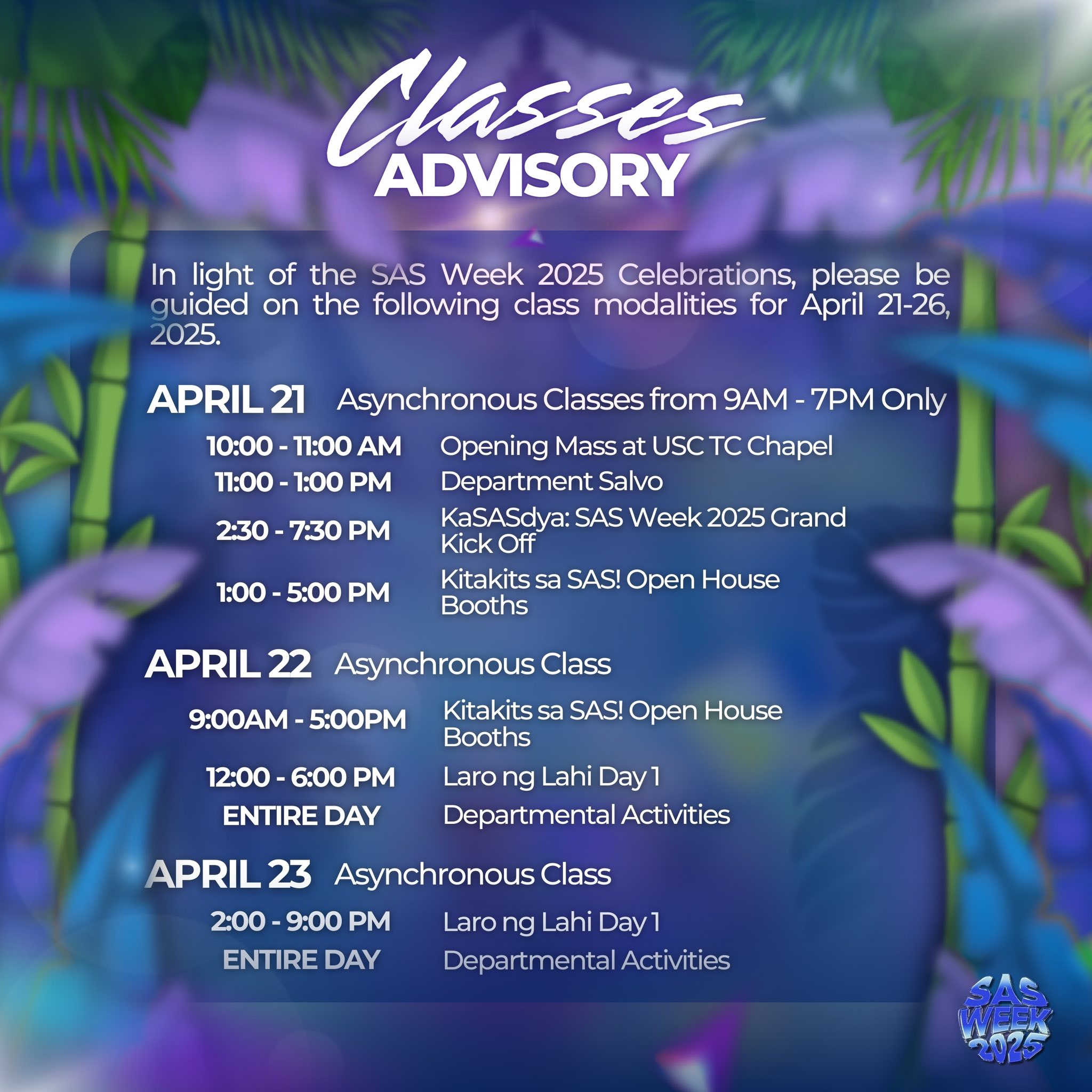 USC School of Arts and Sciences Student Council - VPAA-Approved ...