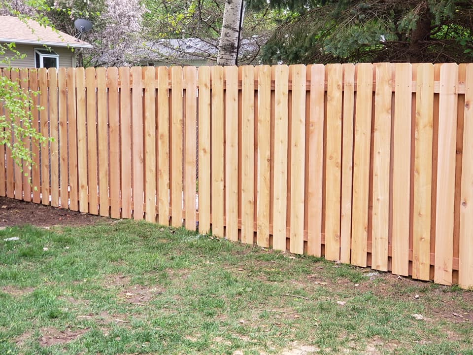 6ft Cedar Shadow Box with Postmaster in... - Croix Area Fence | Facebook