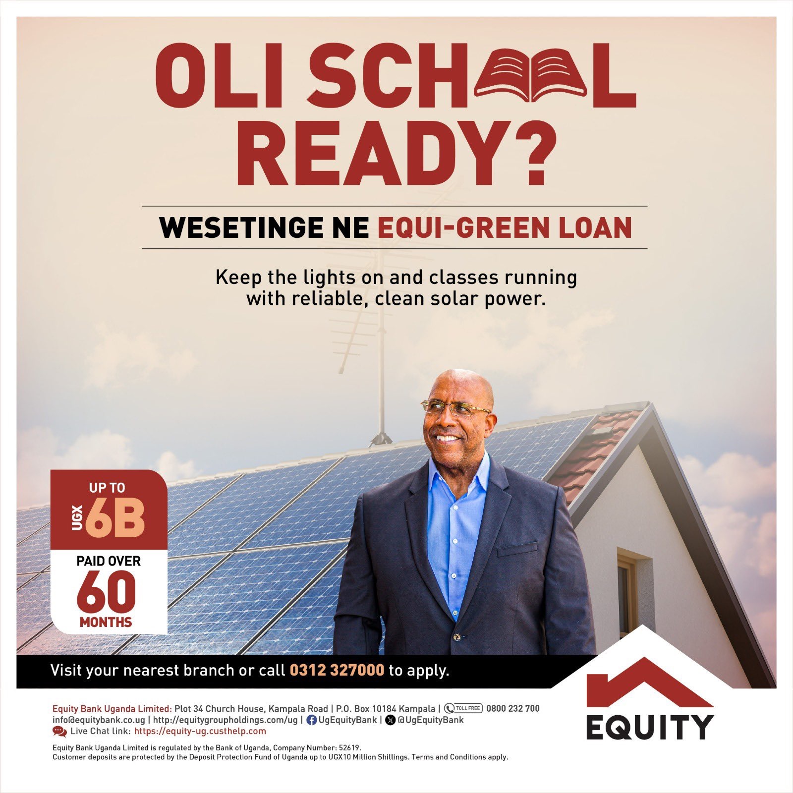 Cut your school power bills with our... - Equity Bank Uganda | Facebook