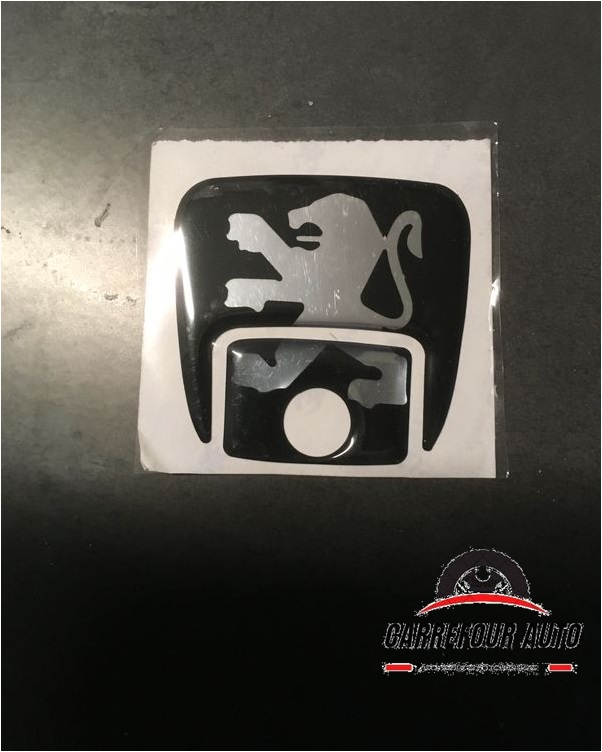 Emblème Autocollant Argenté Pour Coffre De Voiture - Design Élégant 3D 9,1 X 3,3 Cm