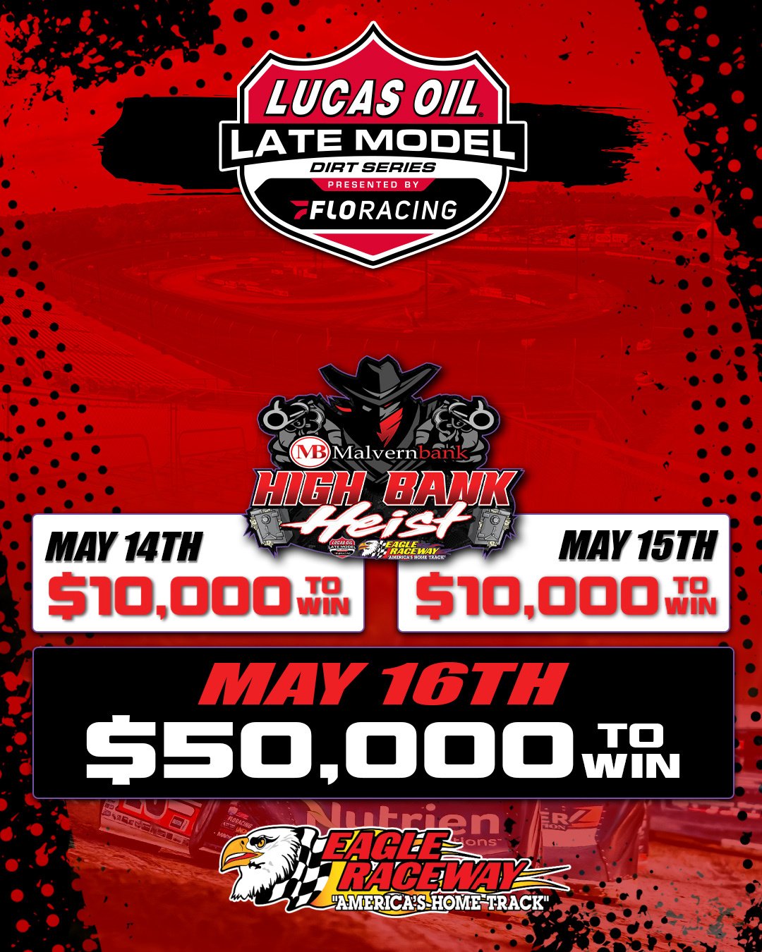 Eagle Raceway - Lucas Oil Late Model Dirt Series returns... | Facebook