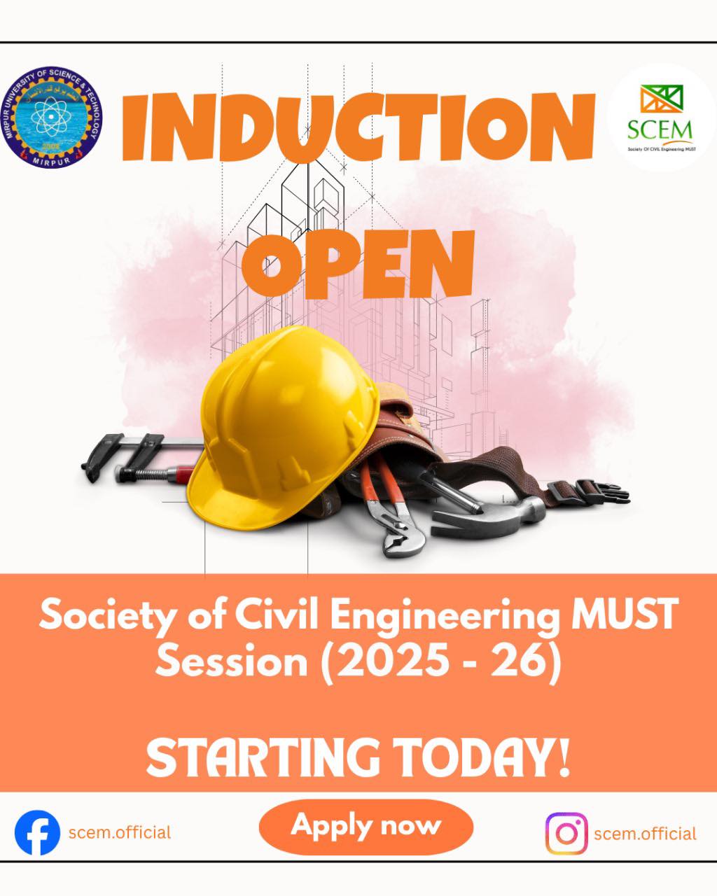 SCEM - 🚀 SCEM Inductions 2025 are Now Open! Are you passionate about ...