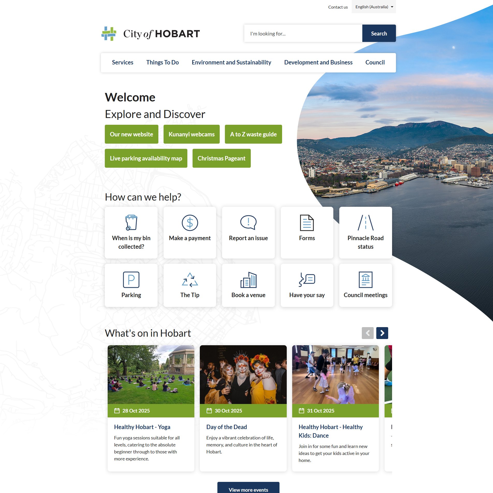 City of Hobart - The new City of Hobart website is live! 🎉... | Facebook