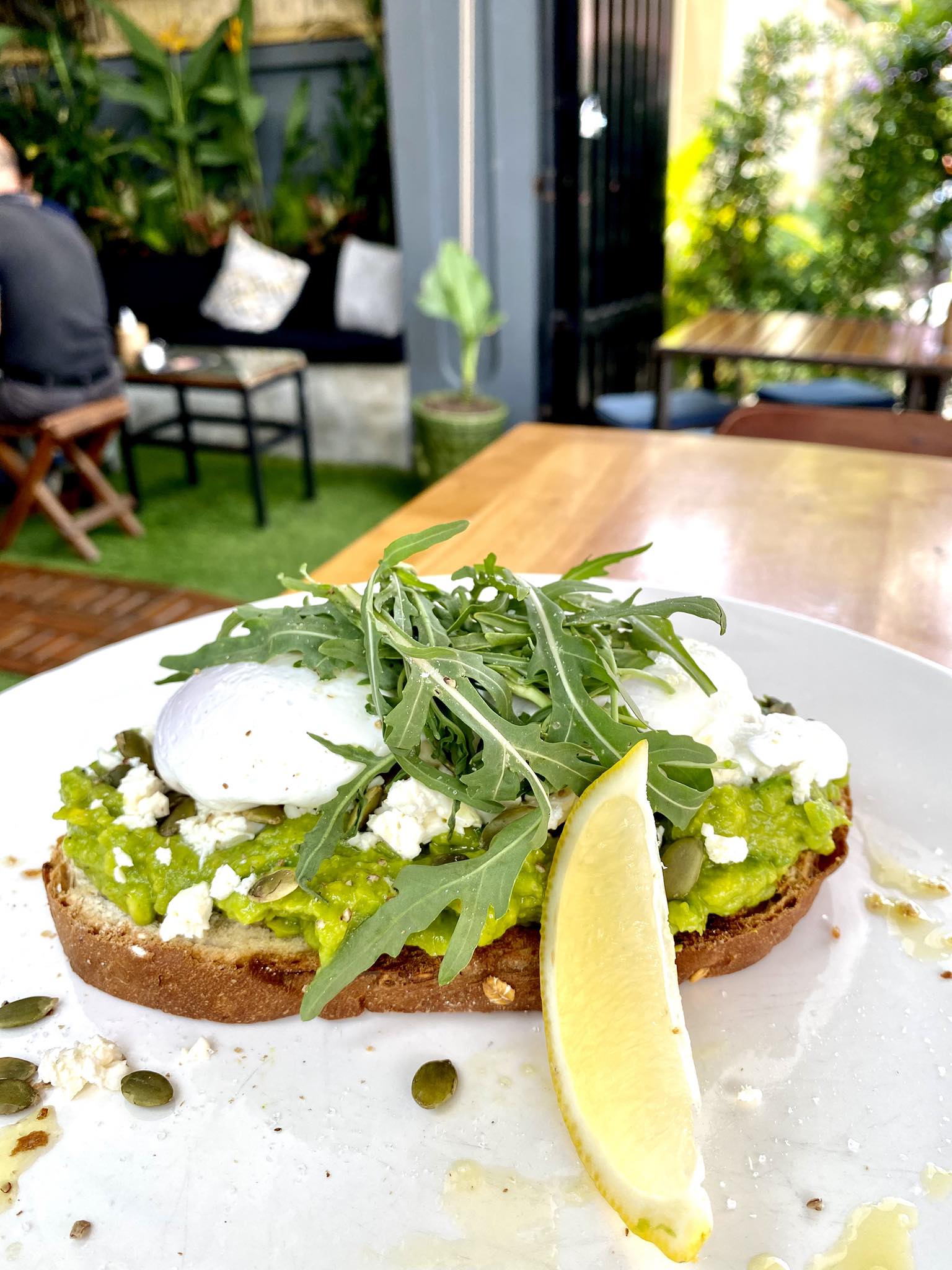 The Vine - Our smashed avo’s no joke—thick toast, creamy avo, pumpkin ...