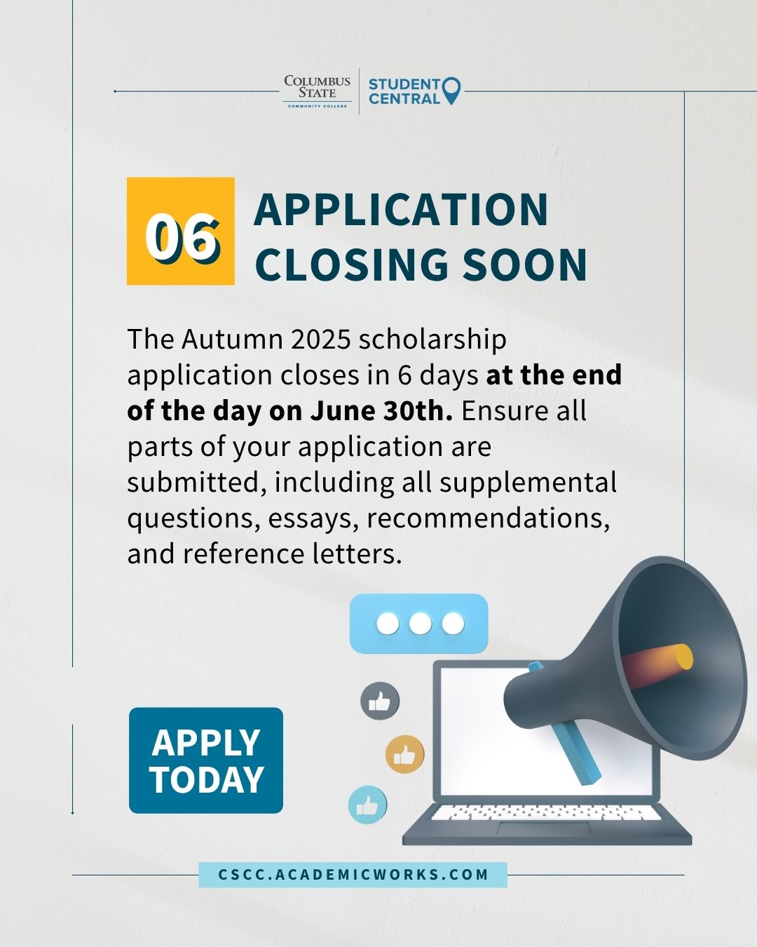 Columbus - 🎉🎉The scholarship application for the Autumn 2025 Semester ...