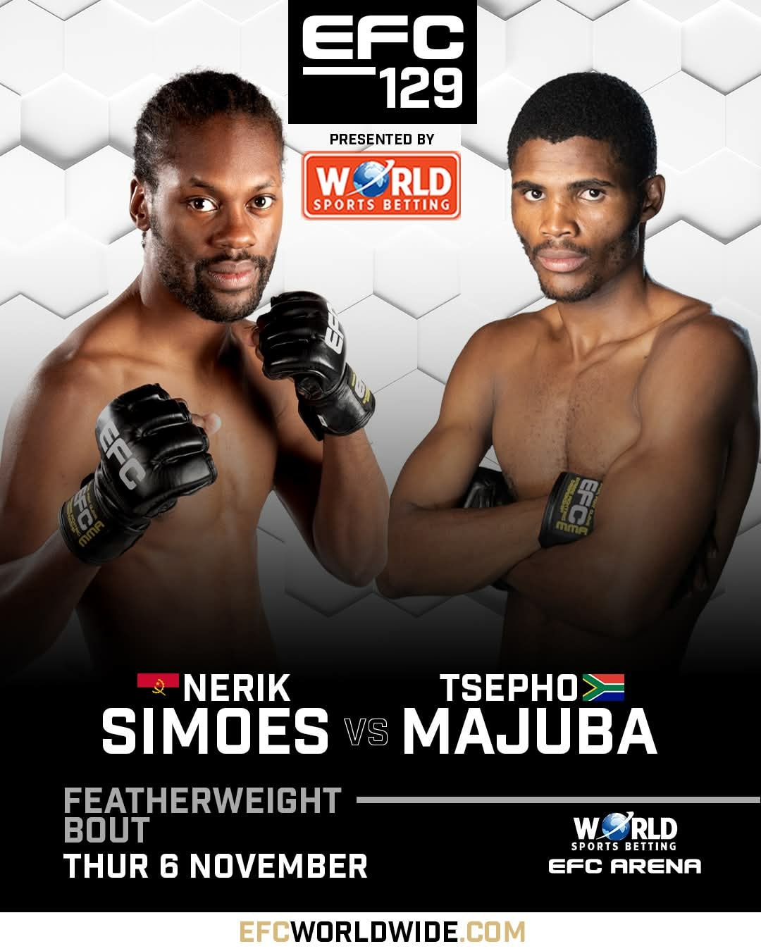 MMA - DEPOIS DE UM ANO, NERIK DE VOLTA AO CAGE DO EFC, 🇿🇦‼️ Um ano ...