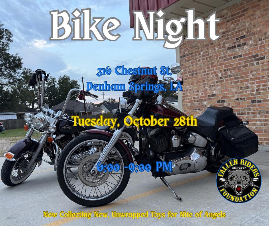 🔥🏍️ BIKE... - Fallen Riders Foundation - South Louisiana | Facebook