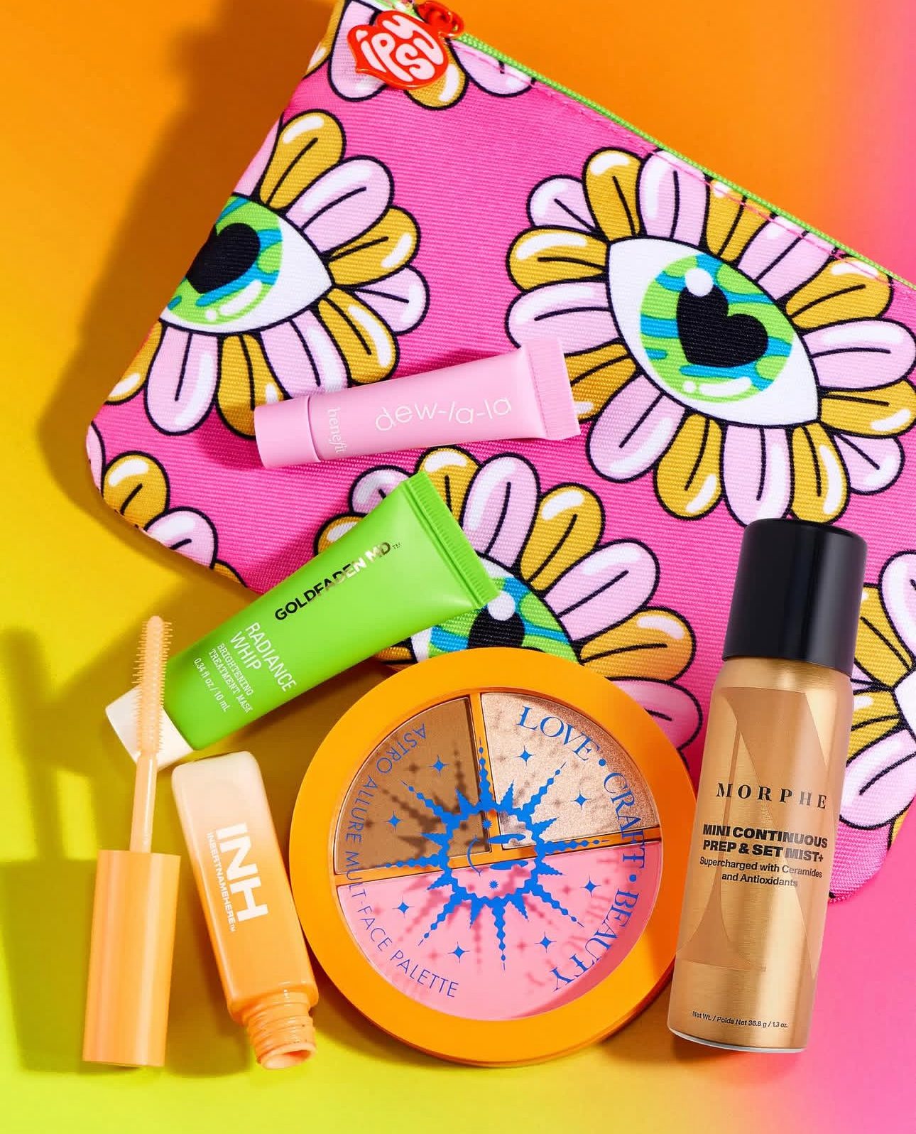 Your June Glam Bag and BoxyCharm is giving bold color, queer joy, and glam with a twist.Designed by @timpsingleton, this pouch is all about self-expression and celebration. Tap the link https://ipsy.visitlink.me/900ofi to