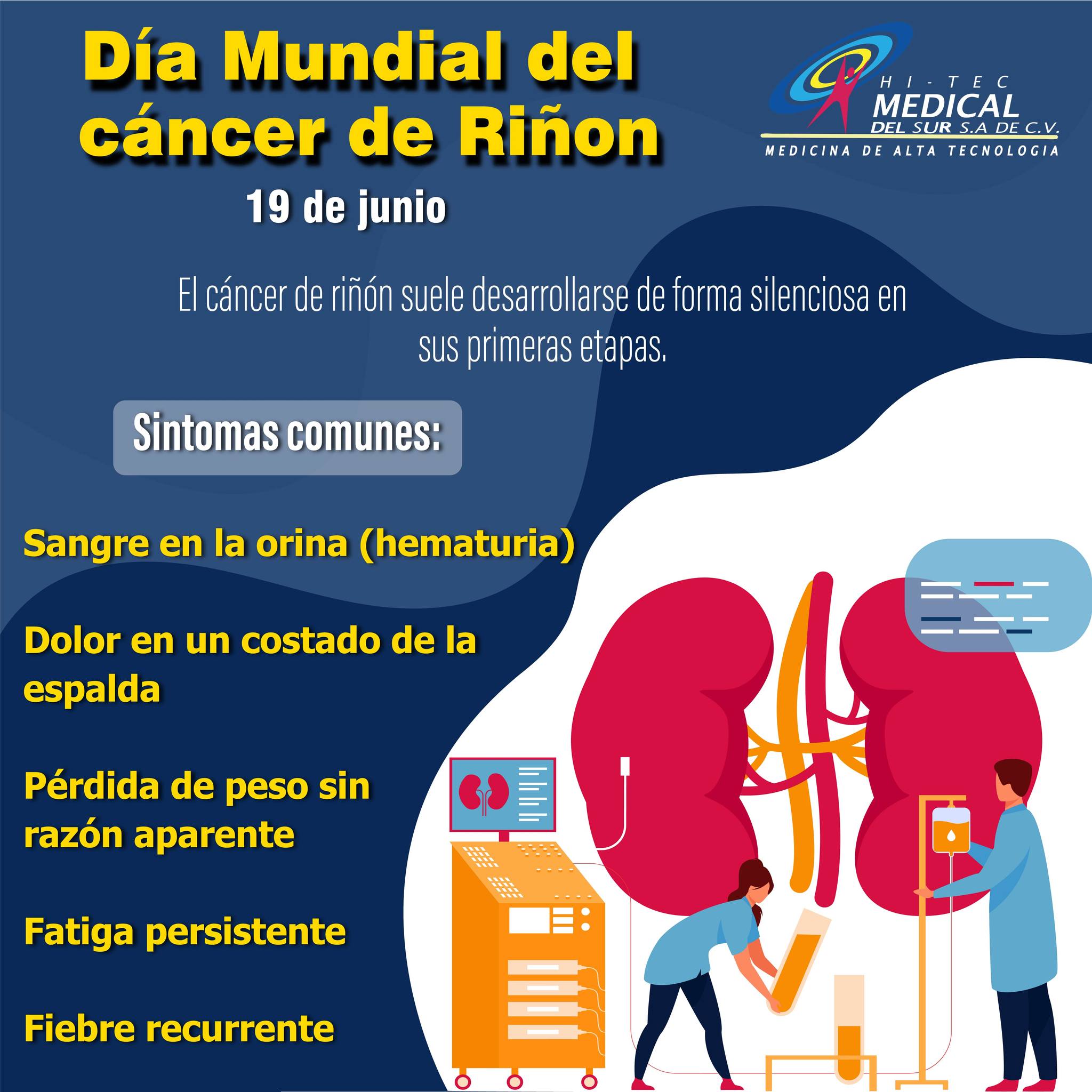 Hi - 🟢 Cáncer de Riñón: El enemigo silencioso 🟢 Muchos casos de cáncer ...