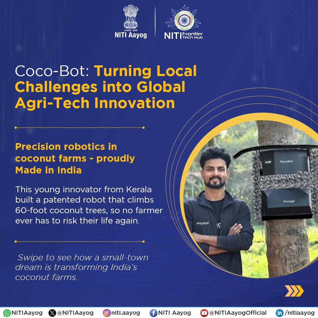 NITI Aayog - Coco-Bot: A Made-in-India Revolution for... | Facebook