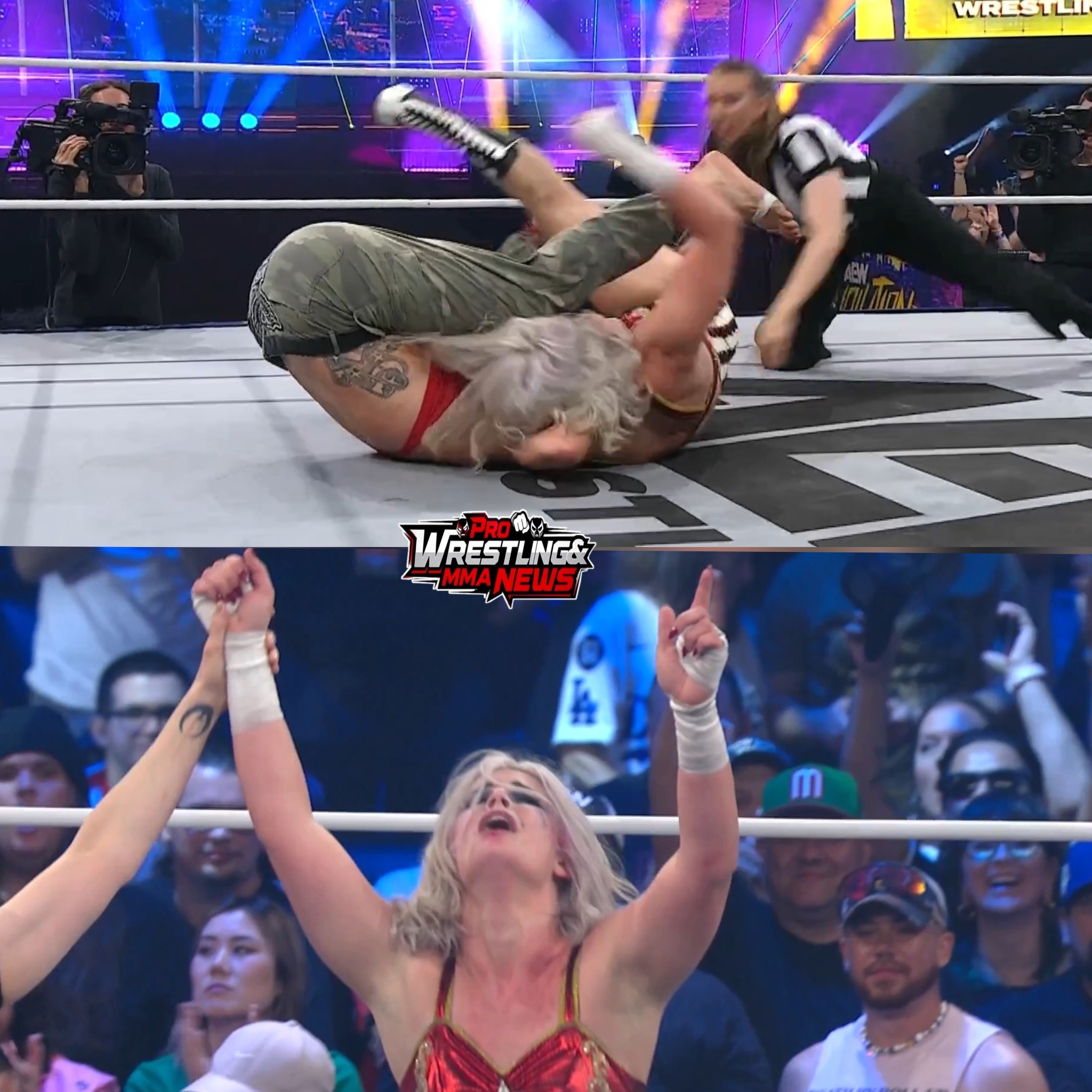 Timeless Toni Storm defeated Marina Shafir after reversing the 