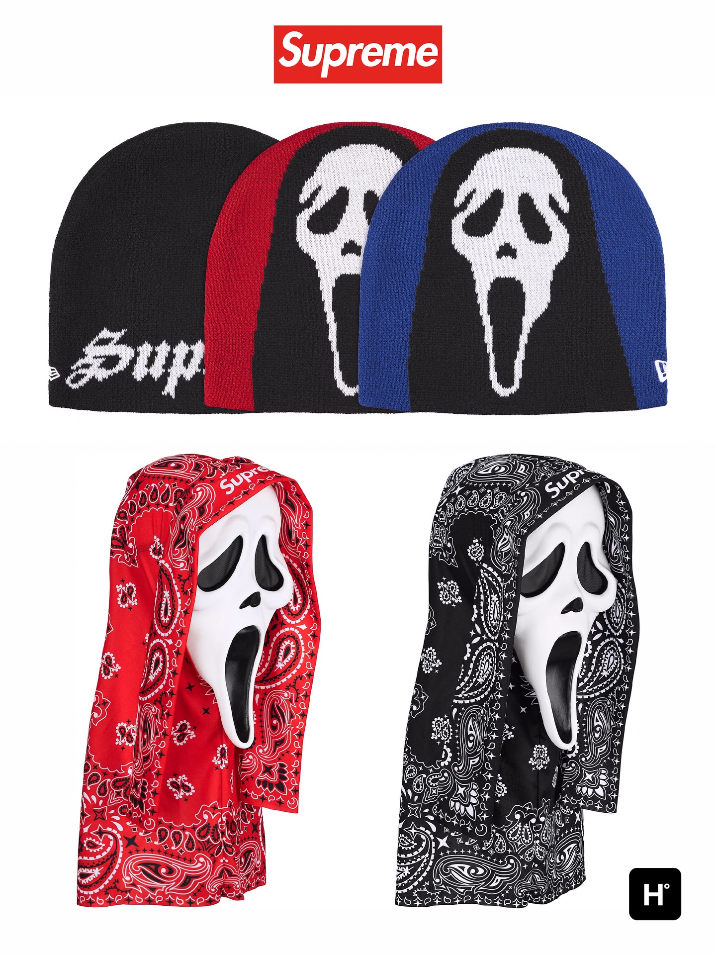 FINALLY 🔥 Supreme's Ghostface collection is expected to drop this