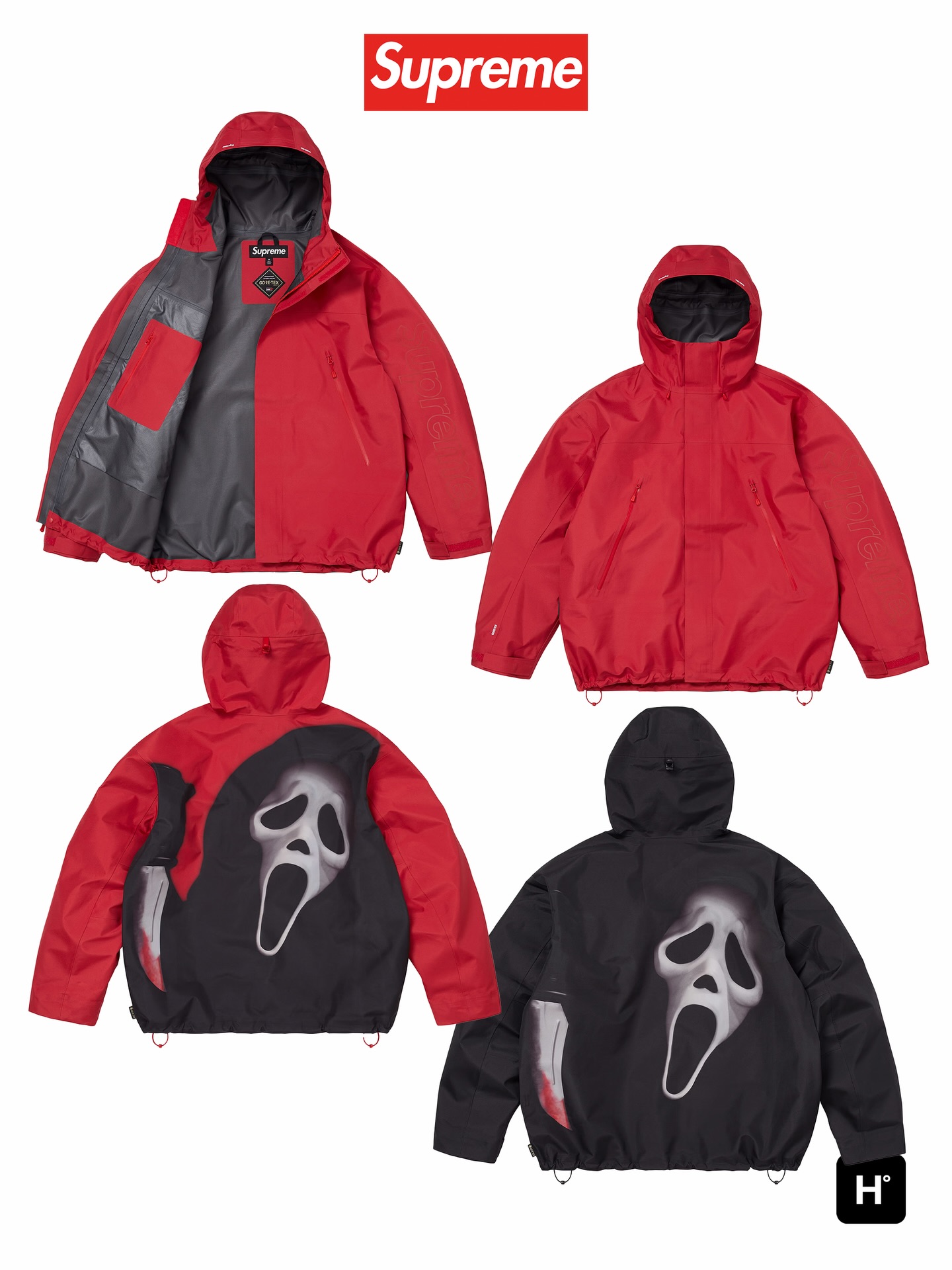 FINALLY 🔥 Supreme's Ghostface collection is expected to drop this