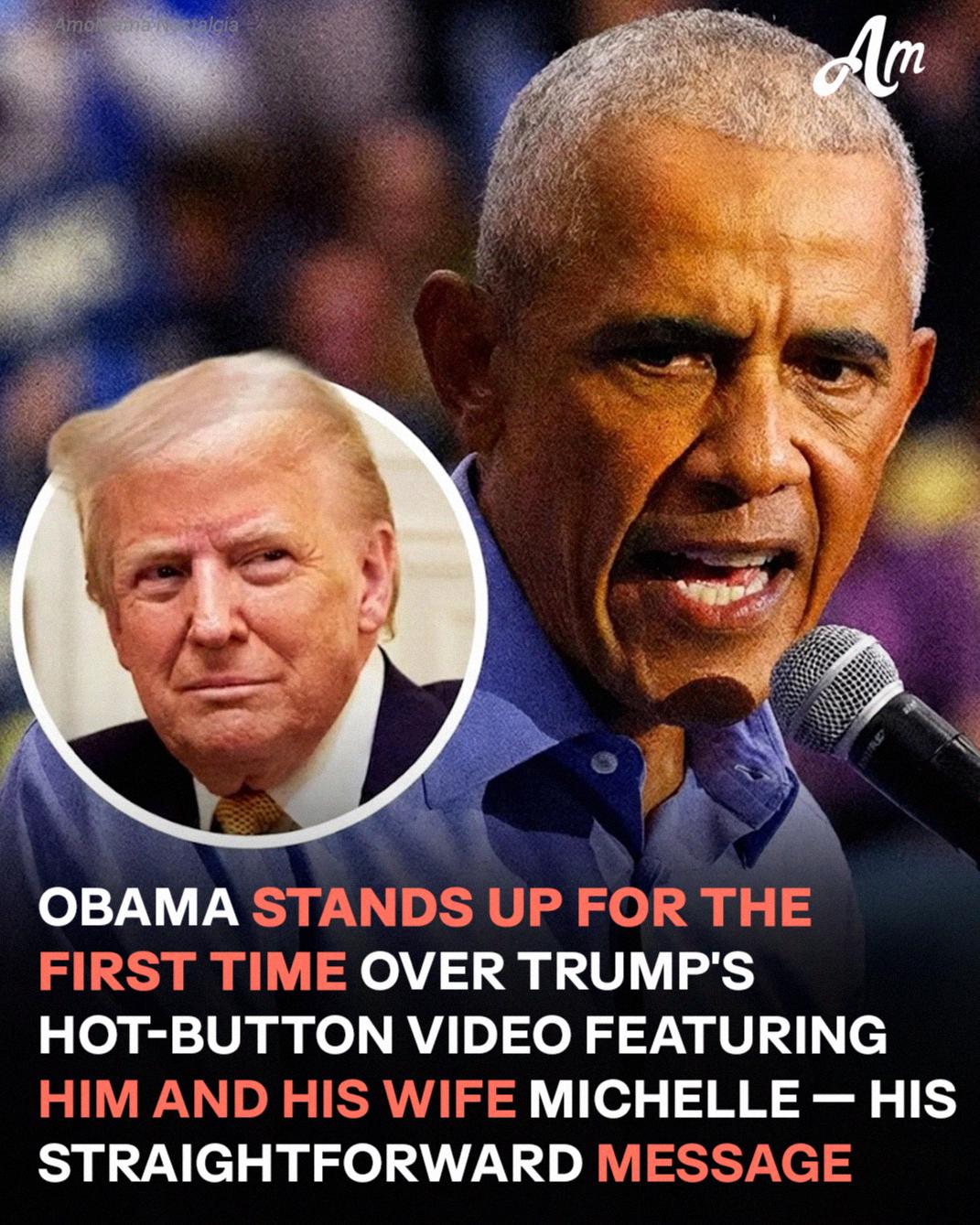 AmoMama - Obama reacted after Trump refused to apologize 🤯 ⬇️ | Facebook