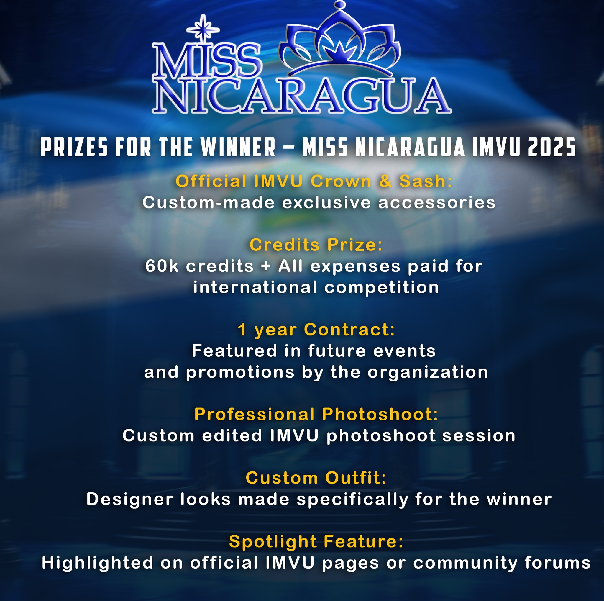 🌟 Meet the... - Organización Miss y Mister Nicaragua IMVU | Facebook