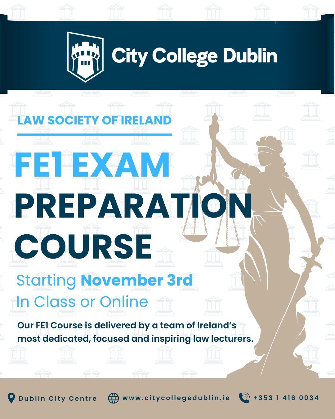 📚 FE1 Exam Preparation Course –... - City College Dublin | Facebook